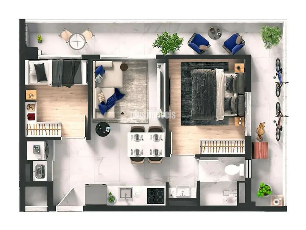Apartamento, 2 quartos, 51 m² - Foto 5