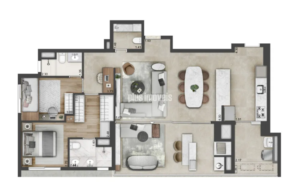Apartamento, 3 quartos, 145 m² - Foto 6