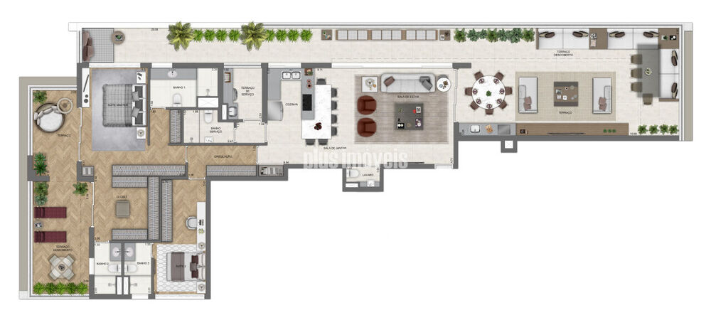 Apartamento, 3 quartos, 181 m² - Foto 2