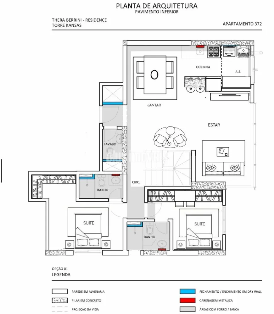Apartamento, 3 quartos, 127 m² - Foto 1