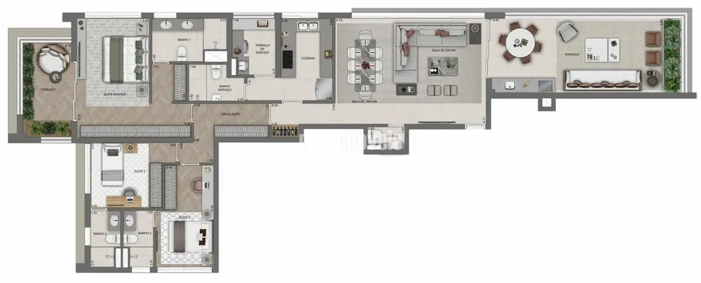 Apartamento, 3 quartos, 140 m² - Foto 6