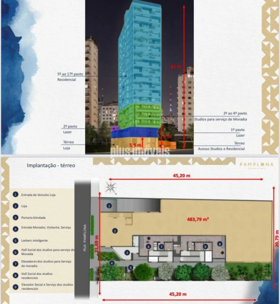 Apartamento, 1 quarto, 21 m² - Foto 2