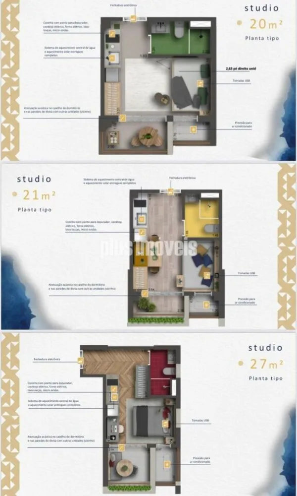 Apartamento, 1 quarto, 21 m² - Foto 9