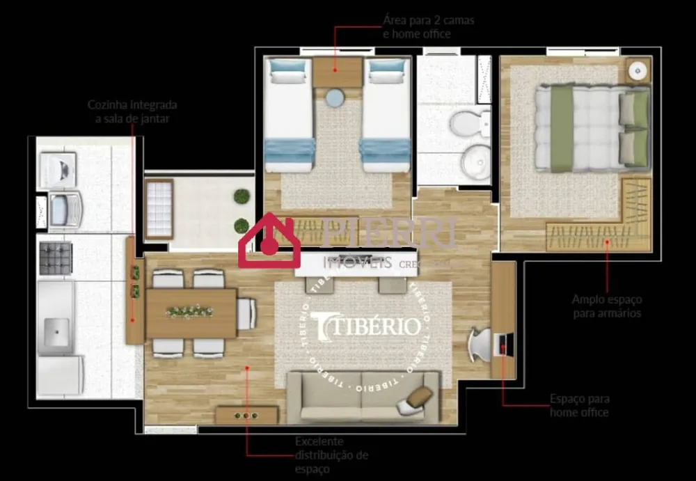 Apartamento, 2 quartos, 49 m² - Foto 5