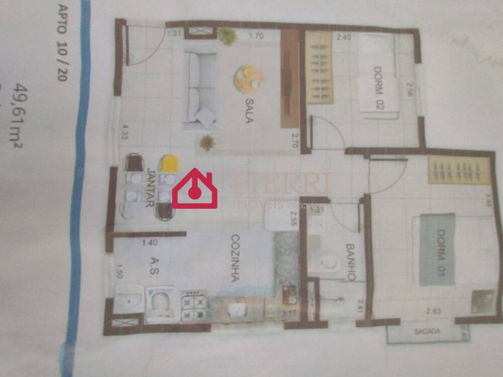 Apartamento, 2 quartos, 49 m² - Foto 5