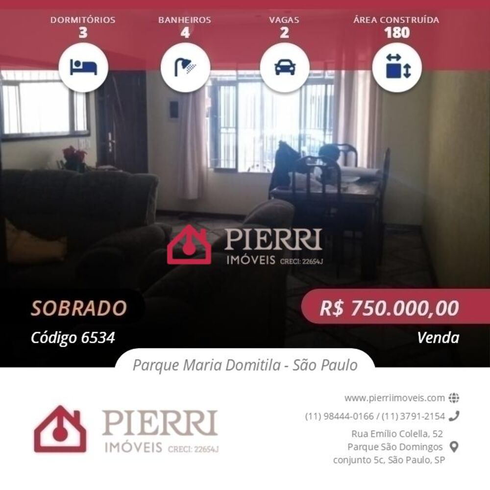 Sobrado, 3 quartos, 180 m² - Foto 2