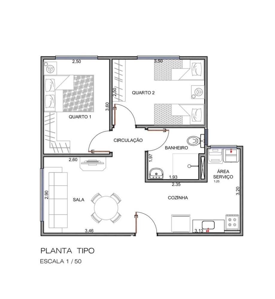 Apartamento à venda com 2 quartos, 47m² - Foto 13