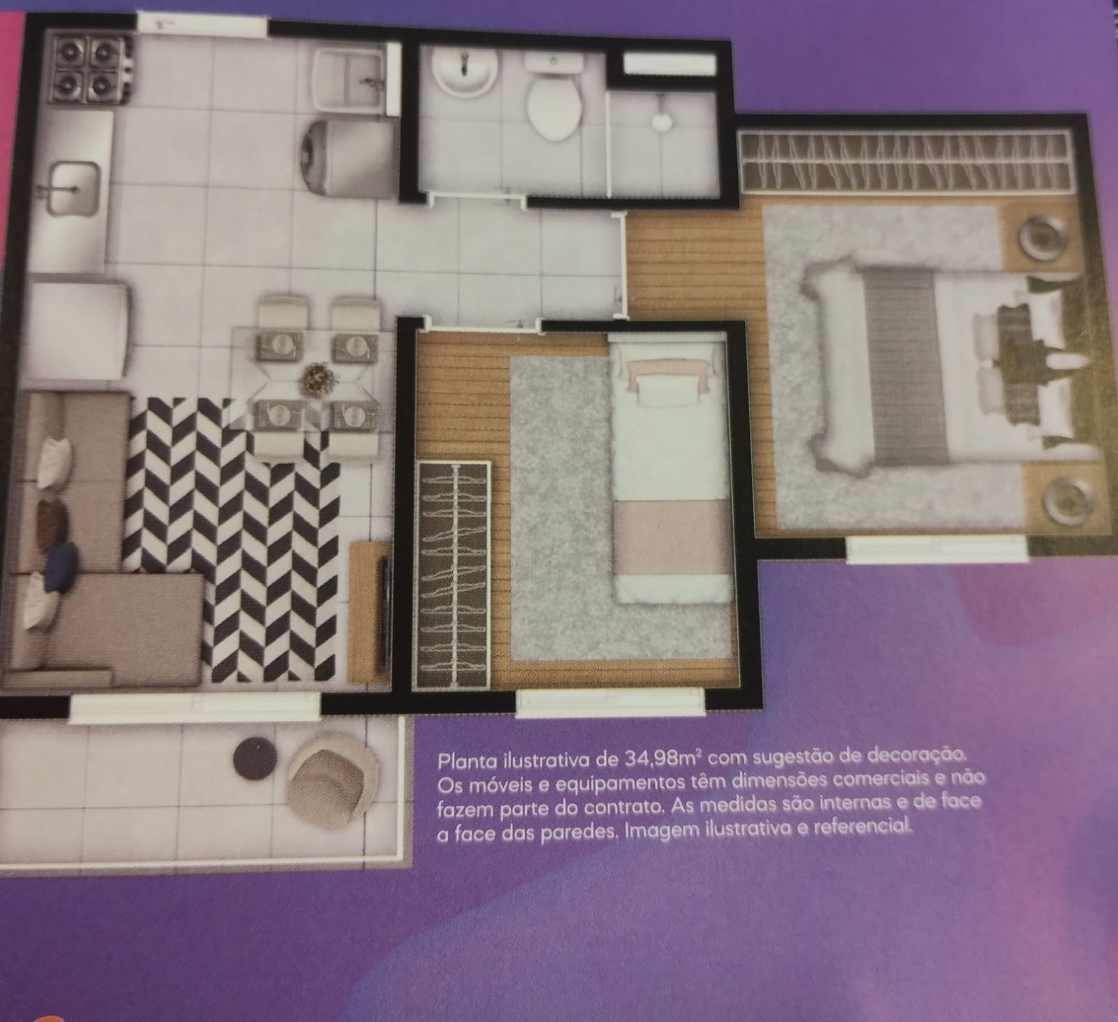 Apartamento, 2 quartos, 35 m² - Foto 1