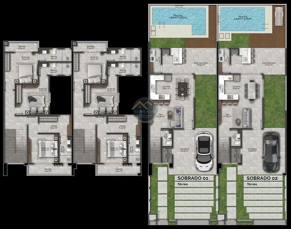 Sobrado, 3 quartos, 170 m² - Foto 16