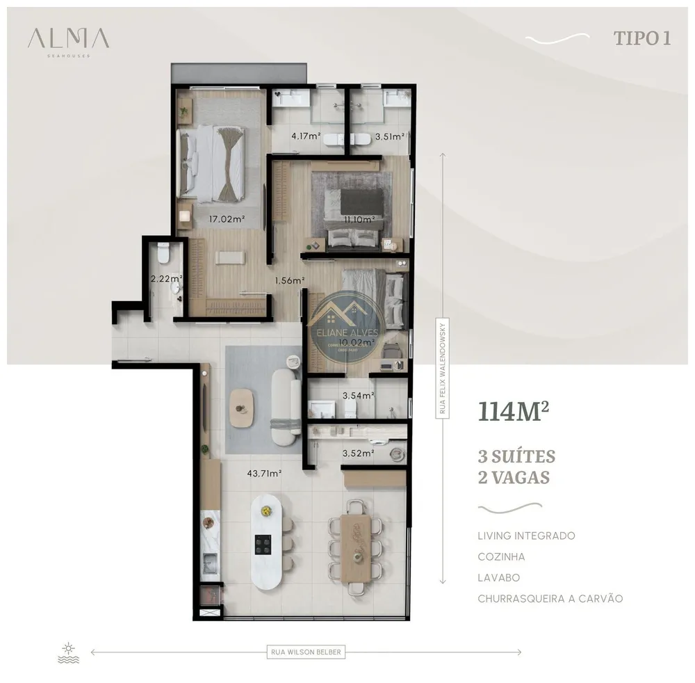 Apartamento, 3 quartos, 114 m² - Foto 10