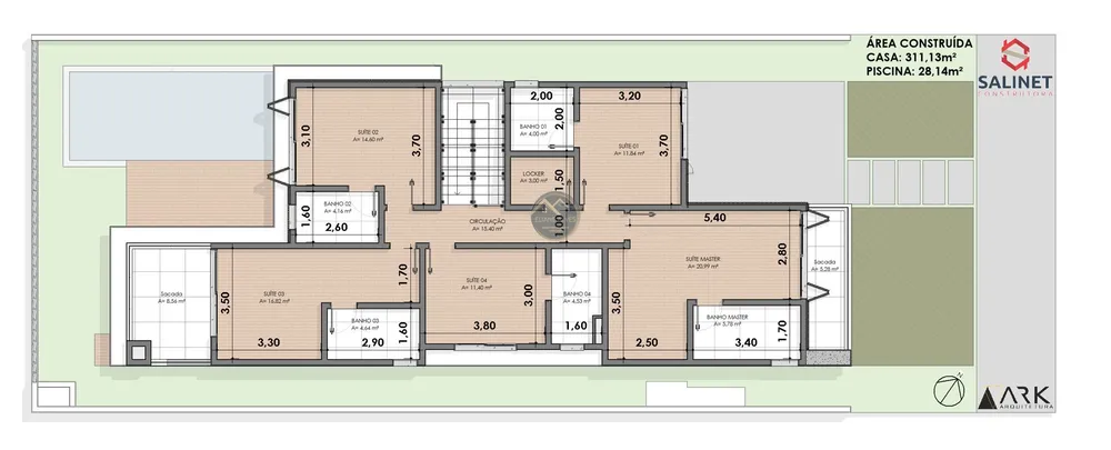 Casa, 5 quartos, 339 m² - Foto 16