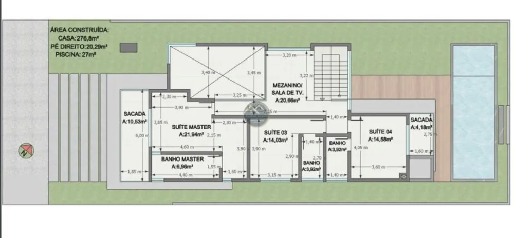 Casa, 4 quartos, 276 m² - Foto 13