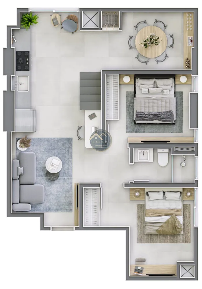 Apartamento, 2 quartos, 73 m² - Foto 8