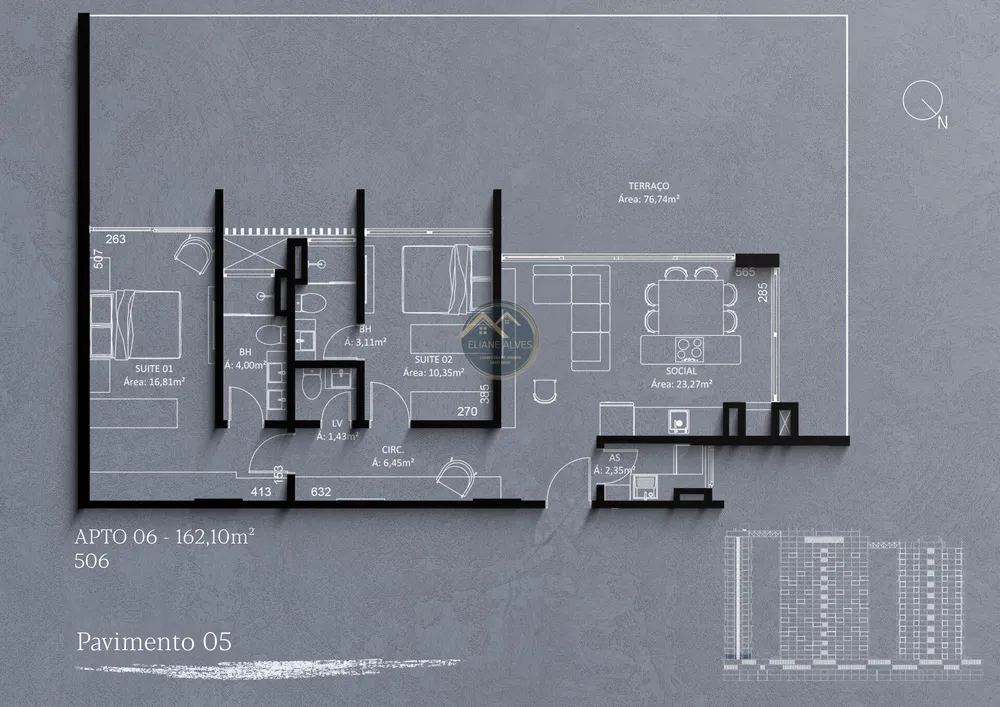 Apartamento, 2 quartos, 87 m² - Foto 14