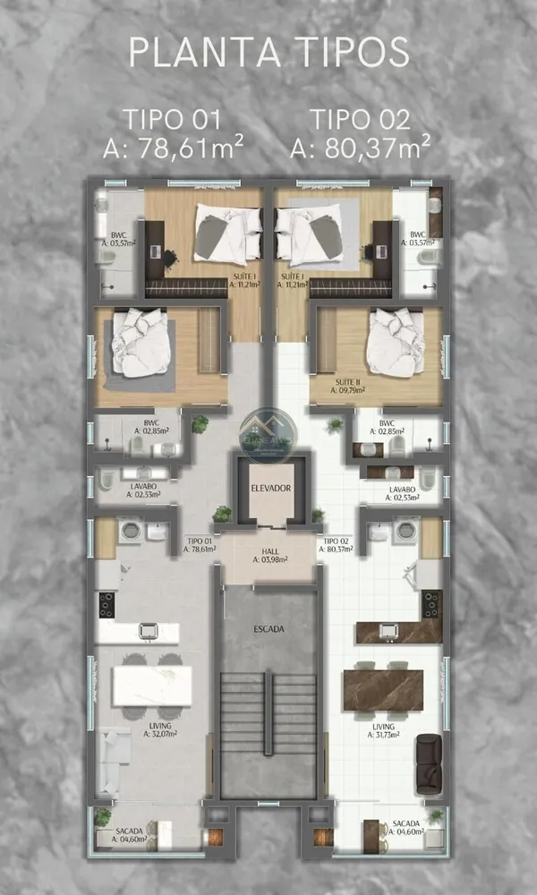 Apartamento, 2 quartos, 78 m² - Foto 12