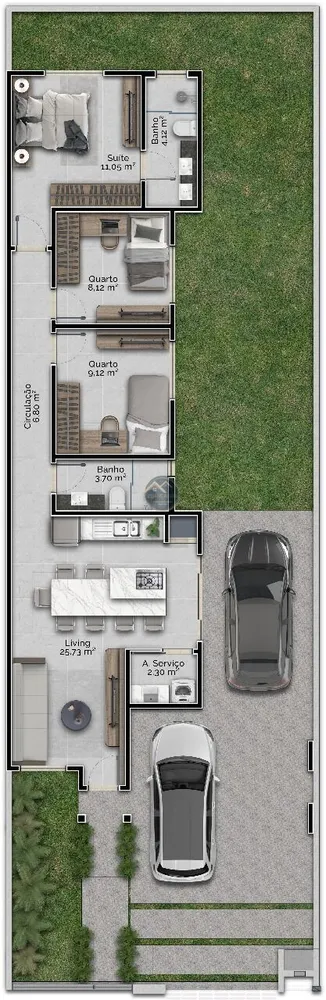 Casa, 3 quartos, 84 m² - Foto 4