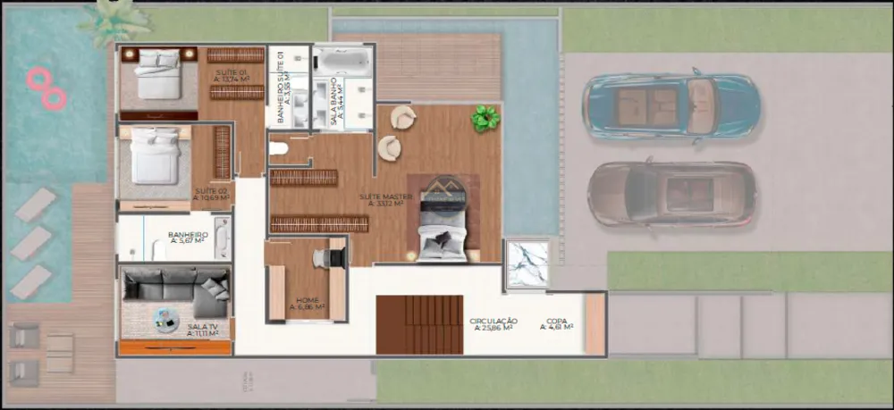 Casa, 3 quartos, 408 m² - Foto 16