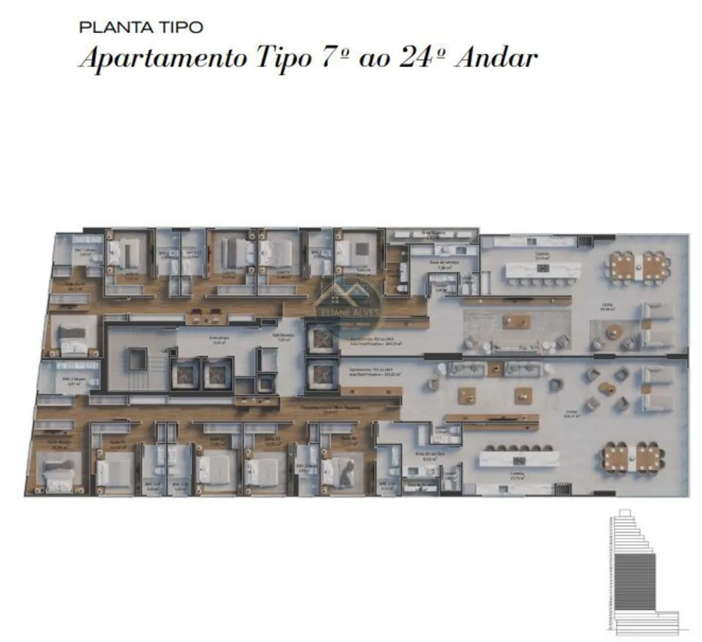 Apartamento, 5 quartos, 264 m² - Foto 8