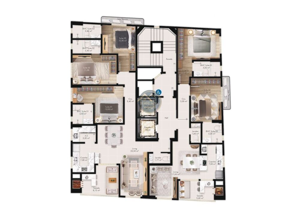 Apartamento, 2 quartos, 78 m² - Foto 11