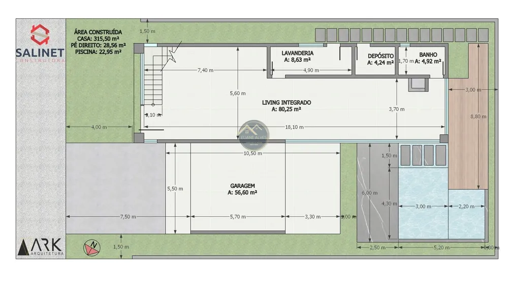 Casa, 3 quartos, 361 m² - Foto 12