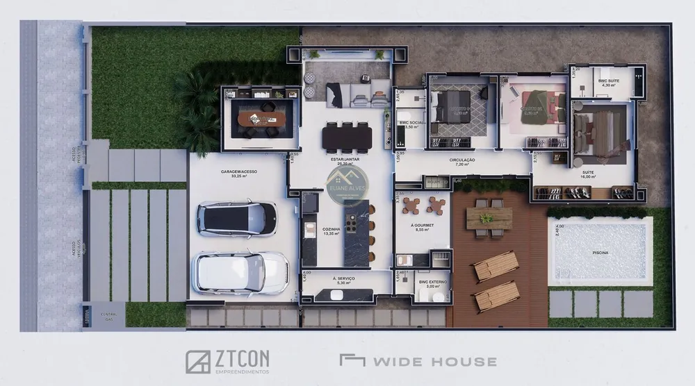 Casa, 4 quartos, 166 m² - Foto 1