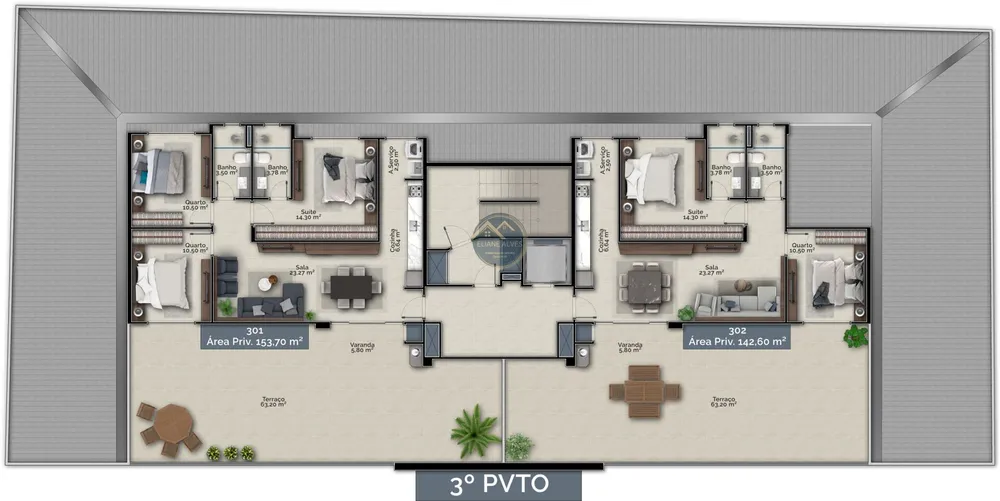Apartamento, 2 quartos, 79 m² - Foto 9