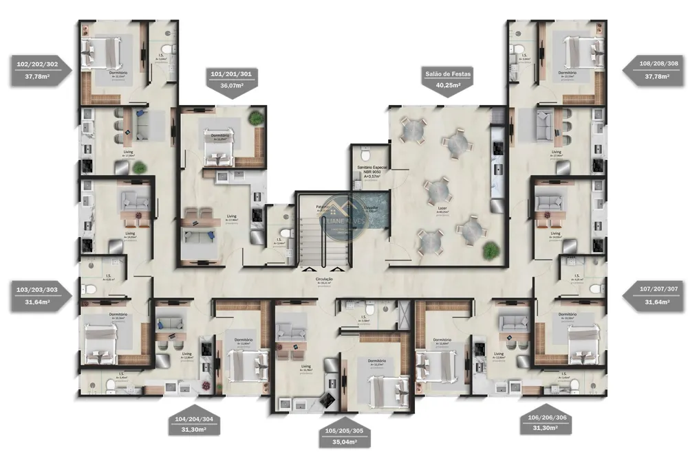 Apartamento, 1 quarto, 31 m² - Foto 4