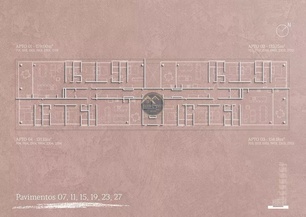 Apartamento, 3 quartos, 130 m² - Foto 44