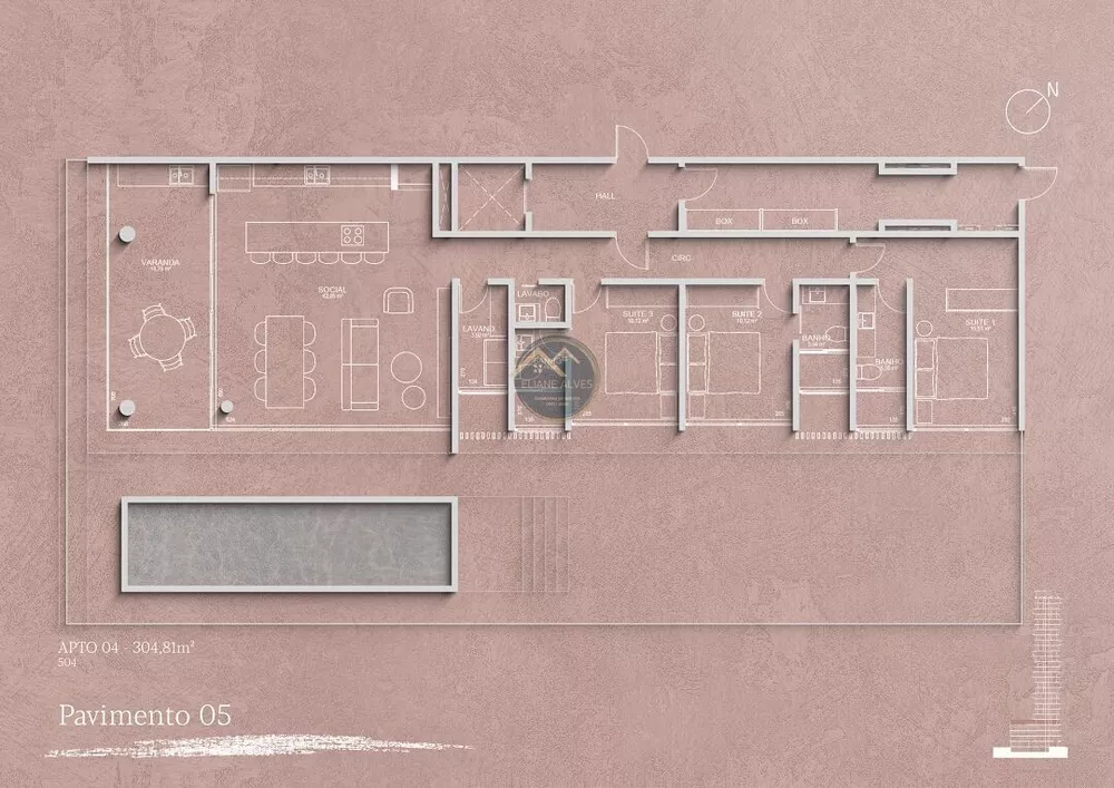 Apartamento, 3 quartos, 130 m² - Foto 33