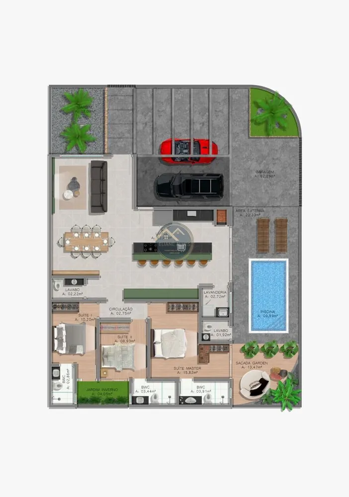 Casa, 3 quartos, 150 m² - Foto 8