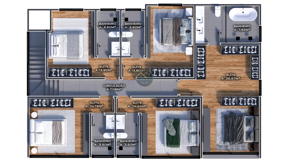 Casa, 5 quartos, 251 m² - Foto 13