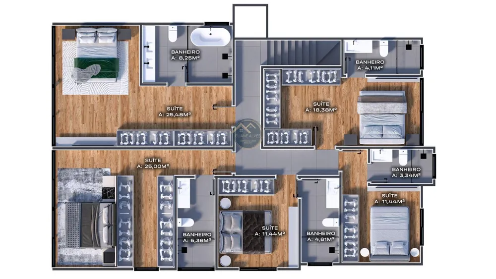 Casa, 5 quartos, 251 m² - Foto 1