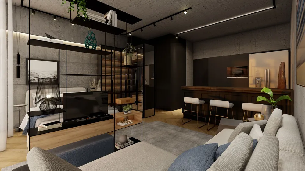 Apartamento, 1 quarto, 45 m² - Foto 4