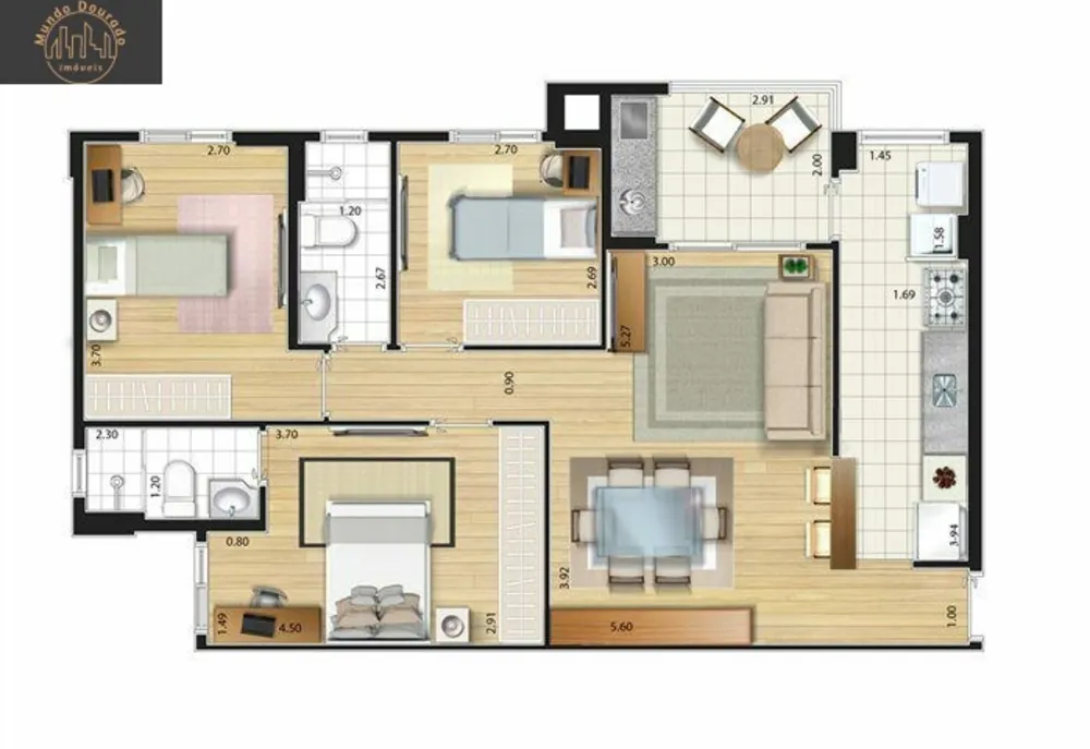 Apartamento, 3 quartos, 85 m² - Foto 15