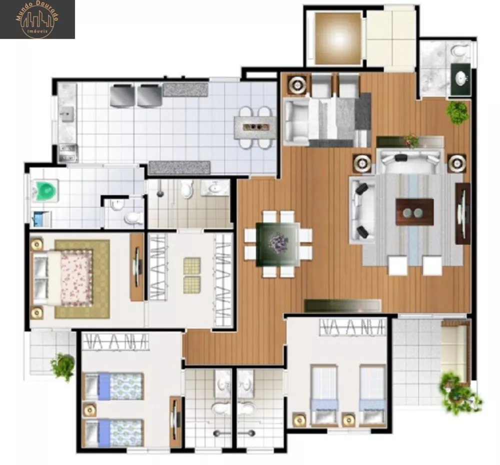 Apartamento, 3 quartos, 155 m² - Foto 4