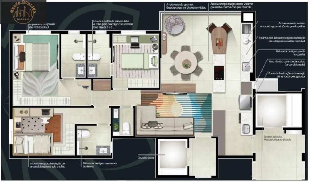 Apartamento, 3 quartos, 104 m² - Foto 12