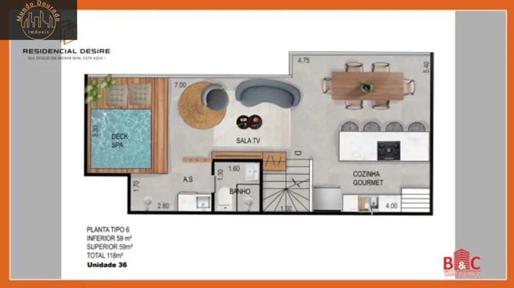 Apartamento, 2 quartos, 59 m² - Foto 8