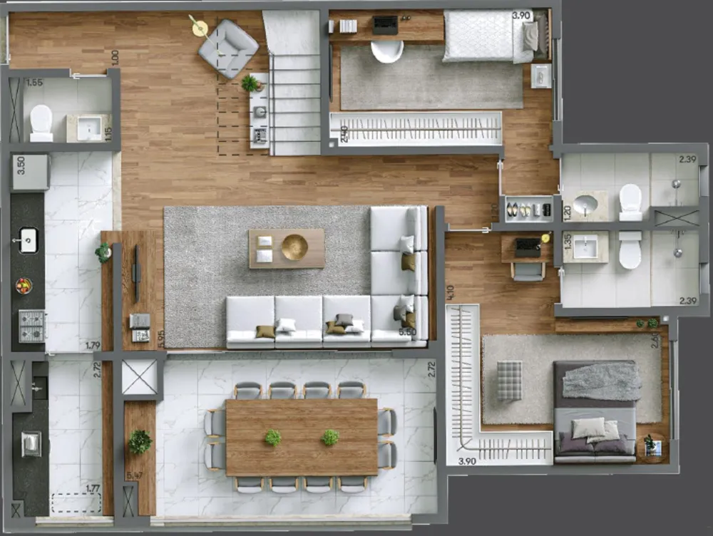 Apartamento, 3 quartos, 125 m² - Foto 16