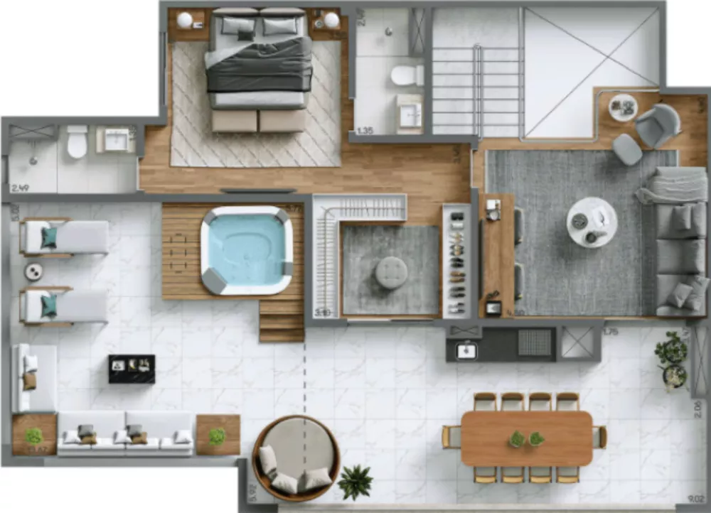 Apartamento, 3 quartos, 125 m² - Foto 4