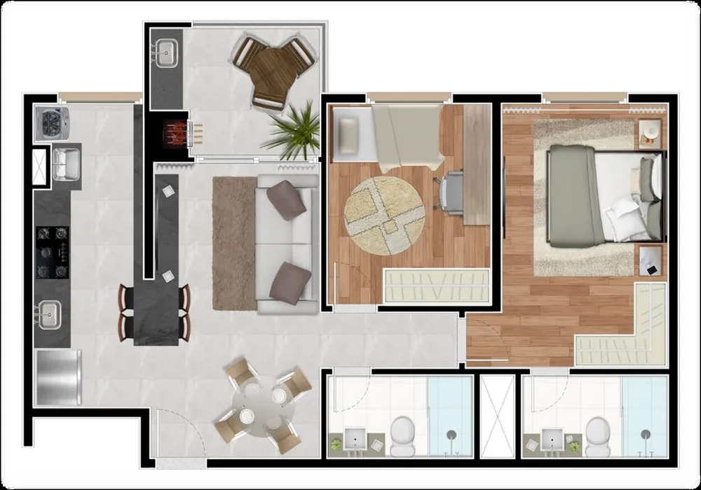 Apartamento, 3 quartos, 70 m² - Foto 18