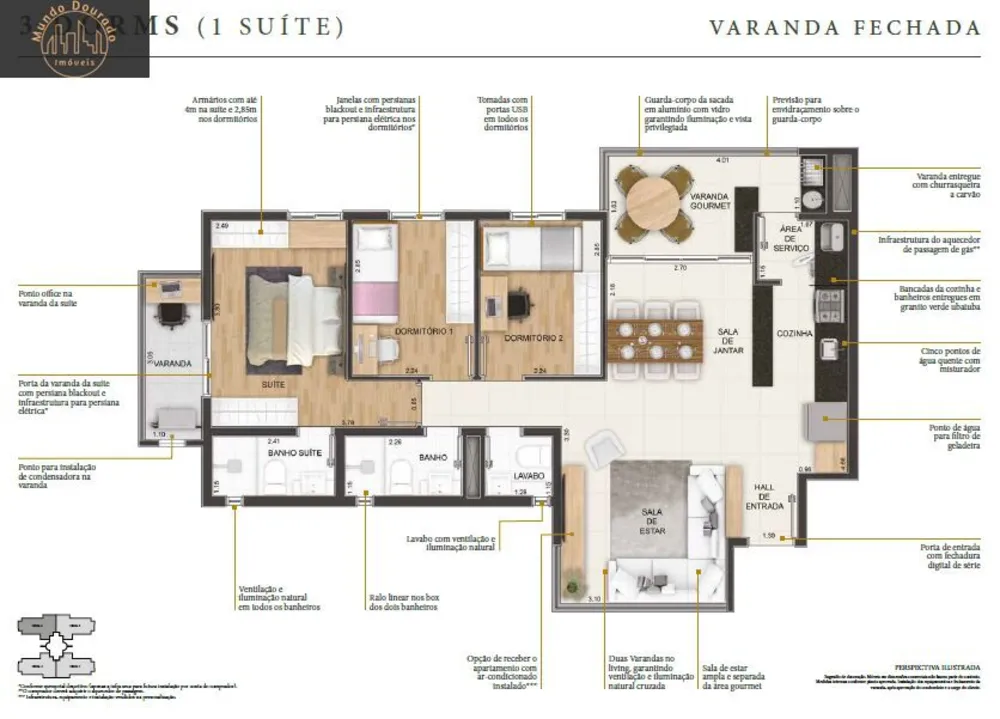 Apartamento, 3 quartos, 83 m² - Foto 8
