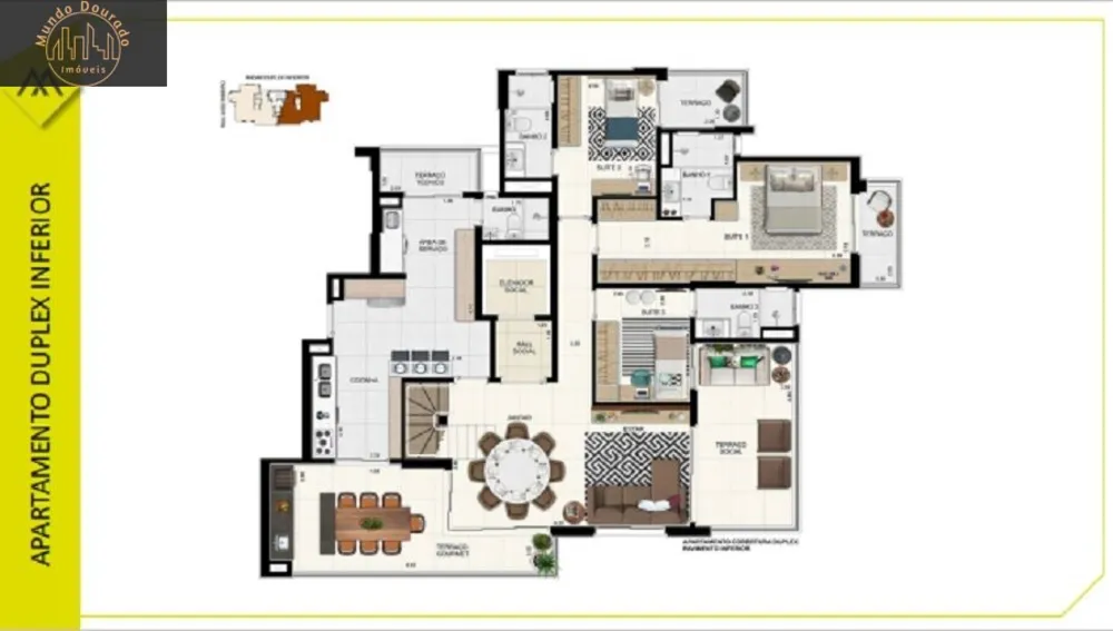 Cobertura, 3 quartos, 323 m² - Foto 11