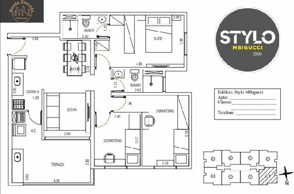 Apartamento, 2 quartos, 73 m² - Foto 3