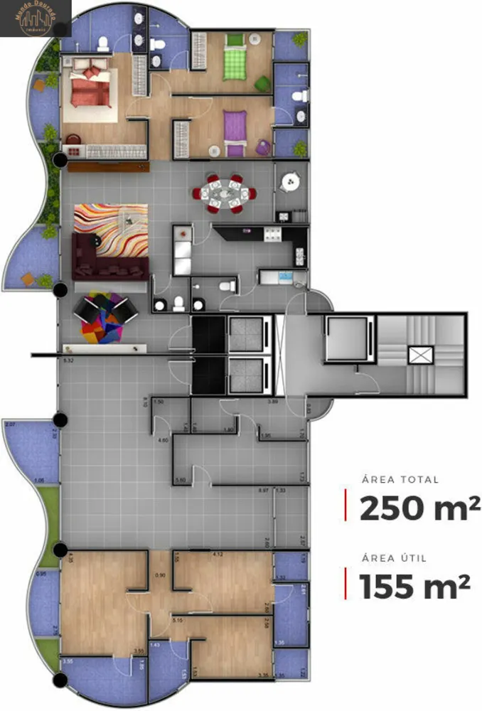 Apartamento, 3 quartos, 155 m² - Foto 12