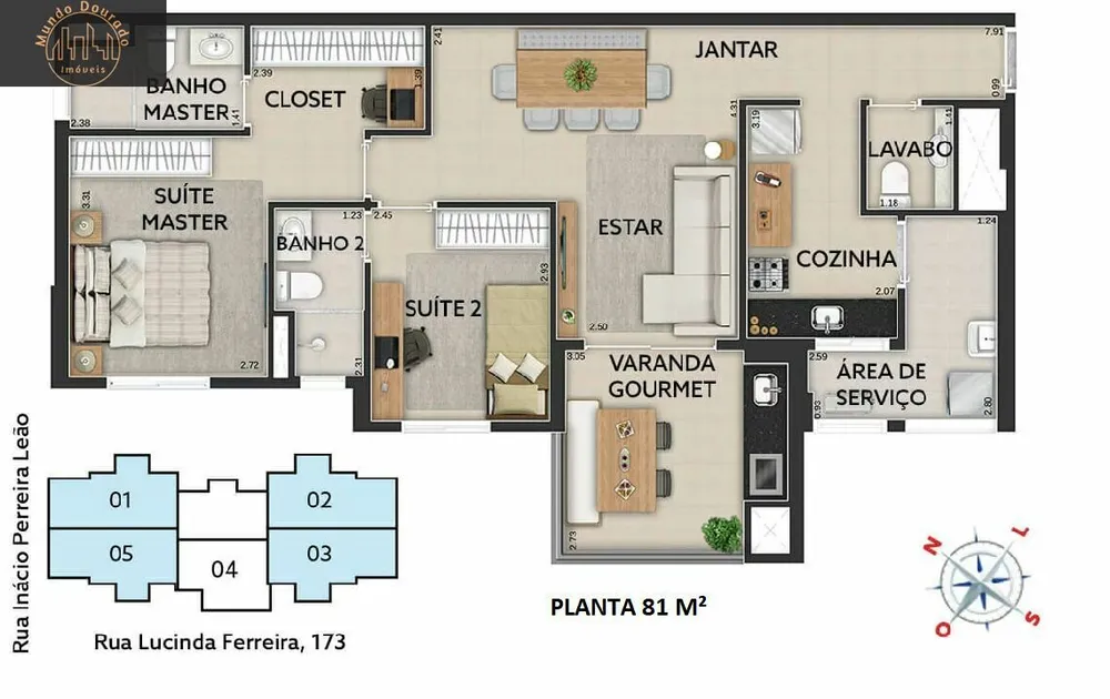 Apartamento, 2 quartos, 80 m² - Foto 10