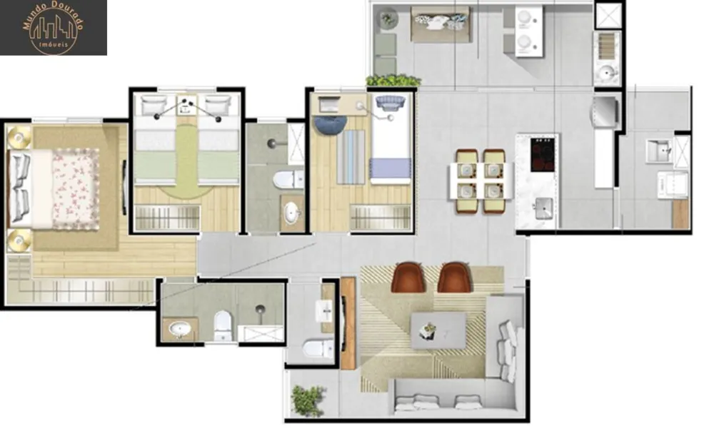Apartamento, 3 quartos, 92 m² - Foto 11