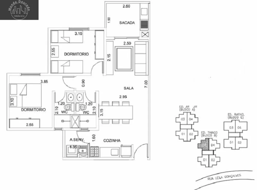 Apartamento, 2 quartos, 58 m² - Foto 7