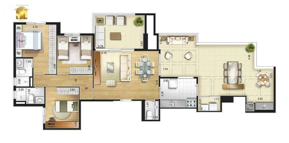 Apartamento, 2 quartos, 63 m² - Foto 16