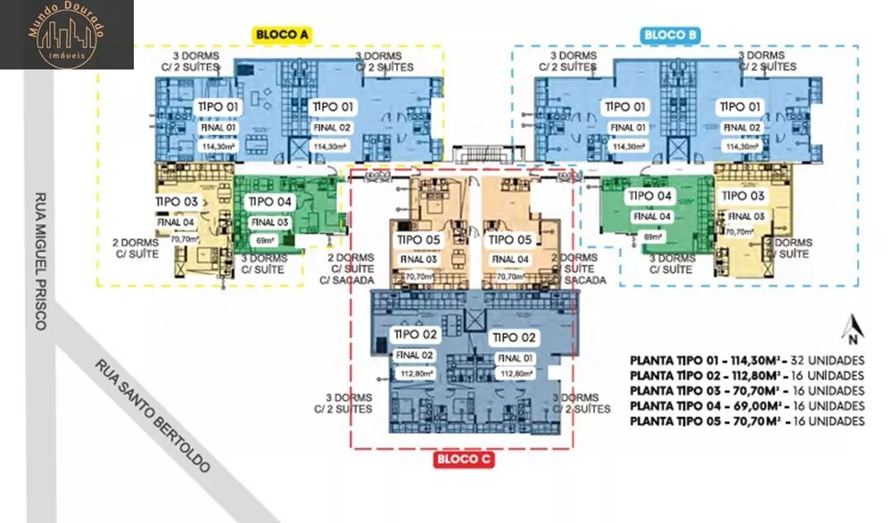 Apartamento, 2 quartos, 69 m² - Foto 3