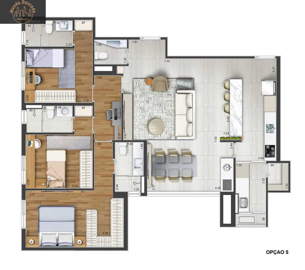 Apartamento, 3 quartos, 117 m² - Foto 16